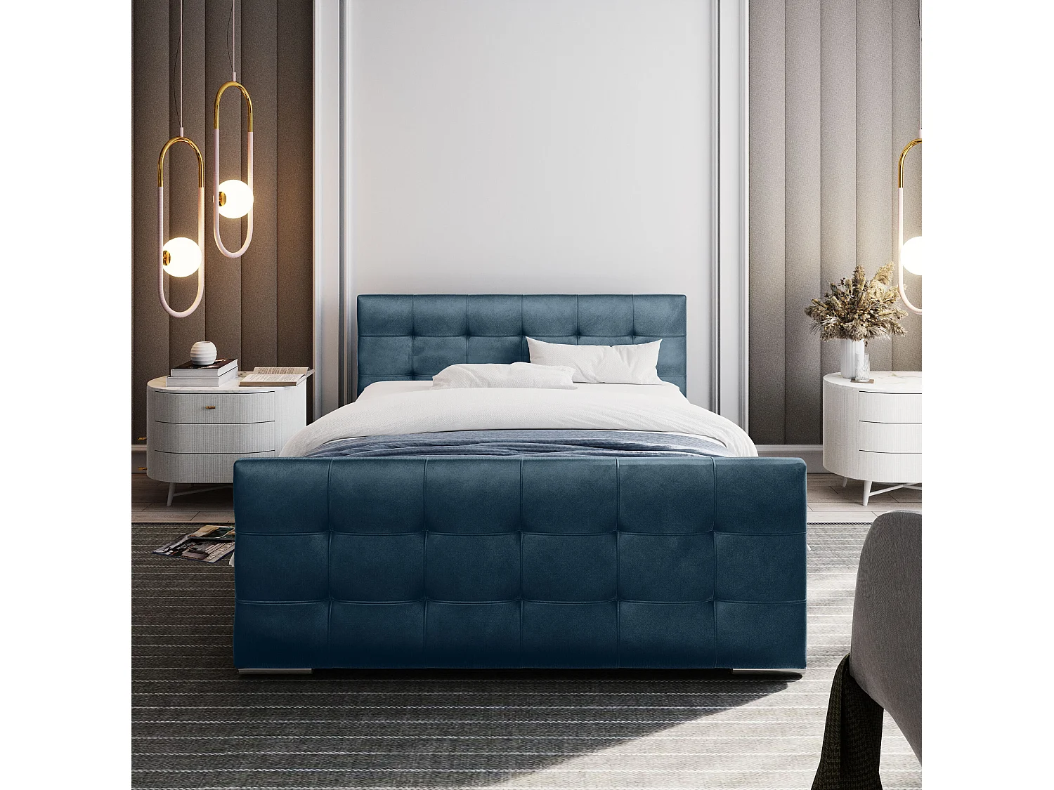 Polsterbett BLIND 160x200 monolith 72