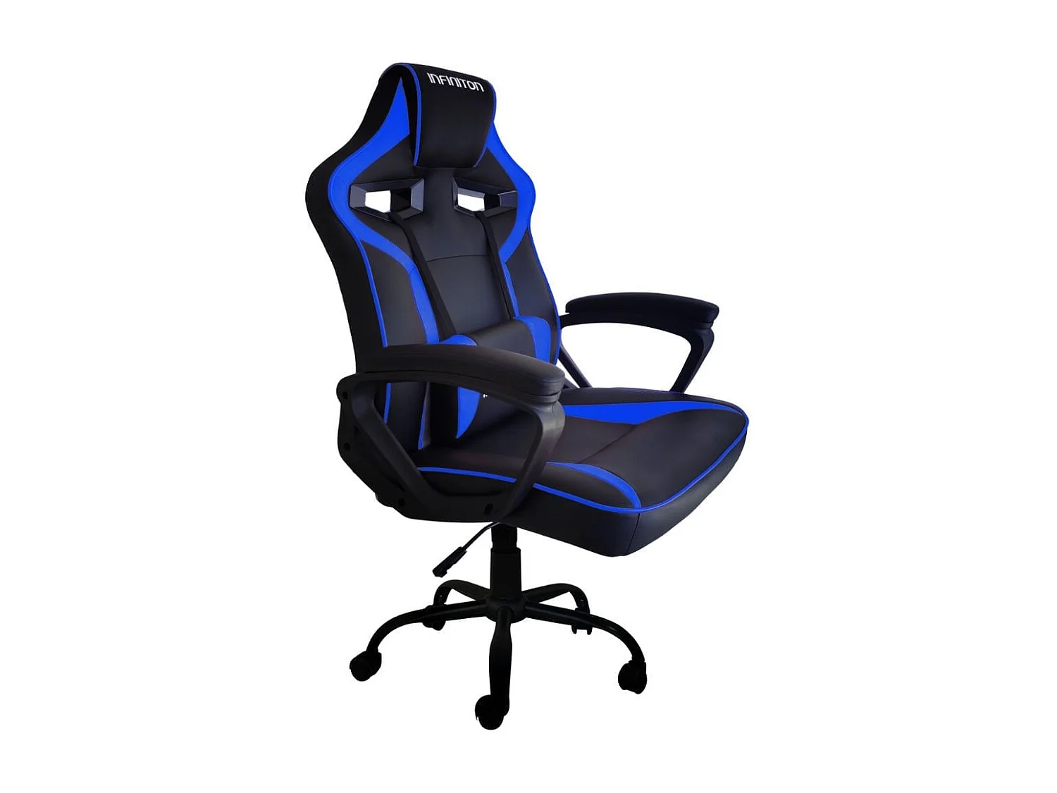 Silla gaming Infiniton GSEAT-TS respaldo reclinable 120kg azul 115-123,5x64,7x34-52,2 cm