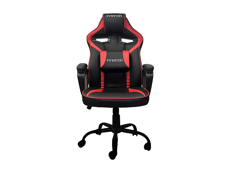 Silla gaming Infiniton GSEAT-TS respaldo reclinable 120kg rojo 115-123,5x64,7x34-52,2 cm