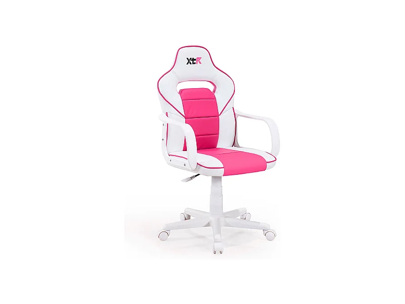 Cadeira Gamer Vanellope Branca/Rosa Estilo Gamer