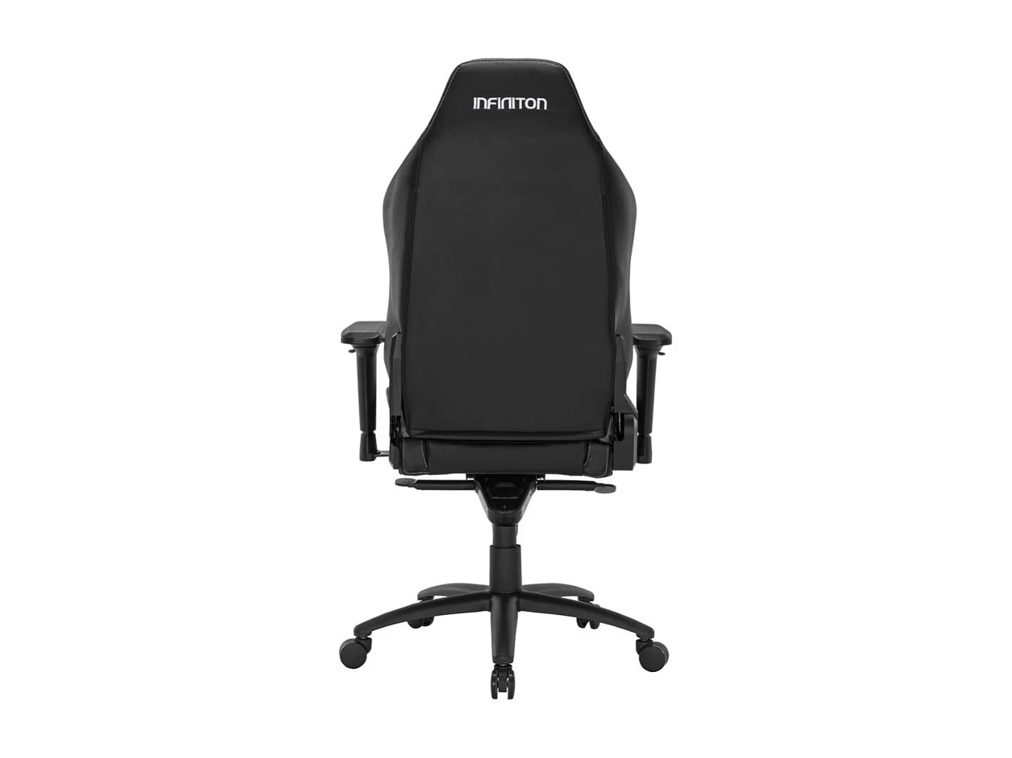 Silla gaming Infiniton GSEAT-MS reclinable 180º con cojín lumbar negro 131-141x75x48-58 cm