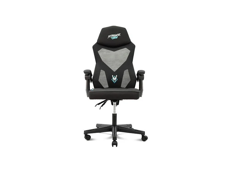 Silla gaming Woxter Stinger Station Sense altura + respaldo ajustable negro 114,5-124,5x65x51 cm