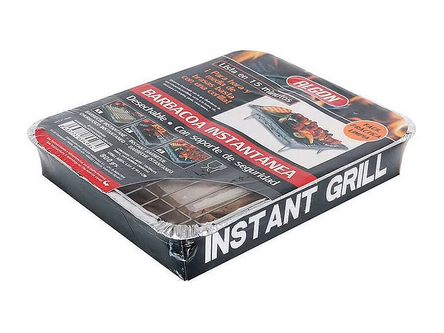 Barbacoa instantánea desechable Algon 800gr