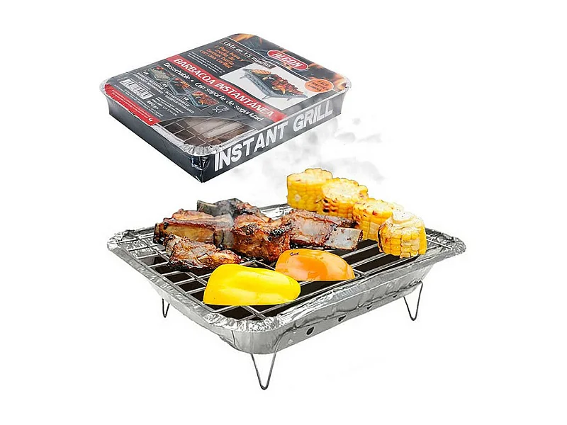 Barbacoa instantánea desechable Algon 800gr