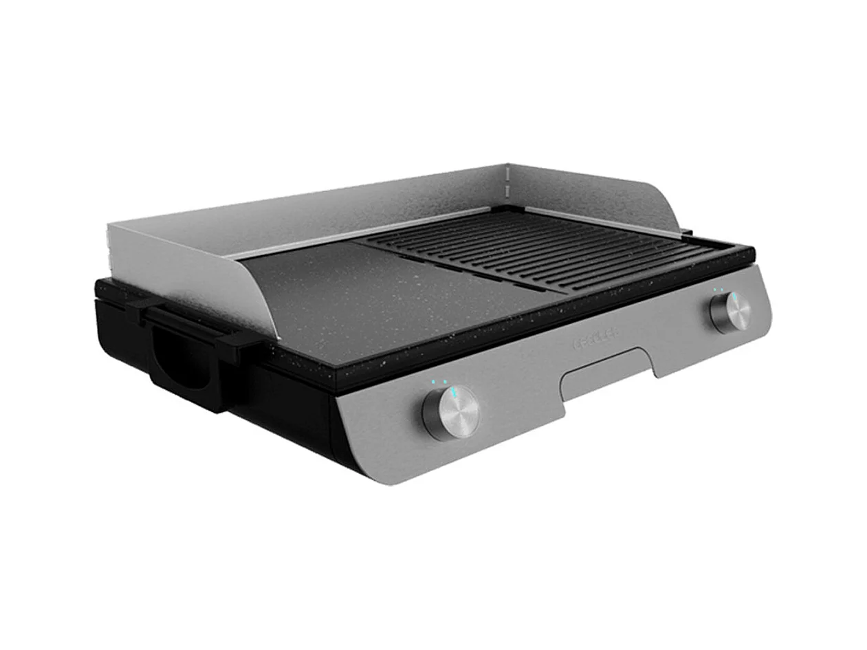 Barbacoa de sobremesa Cecotec PerfectRoast 3000 Inox 3000W 2 zonas mixtas gris