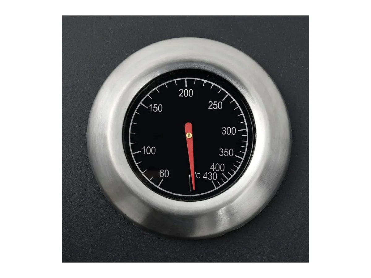 Barbacoa de gas con grill VidaXL 13900W 4+1 fogones con tapa protectora negro