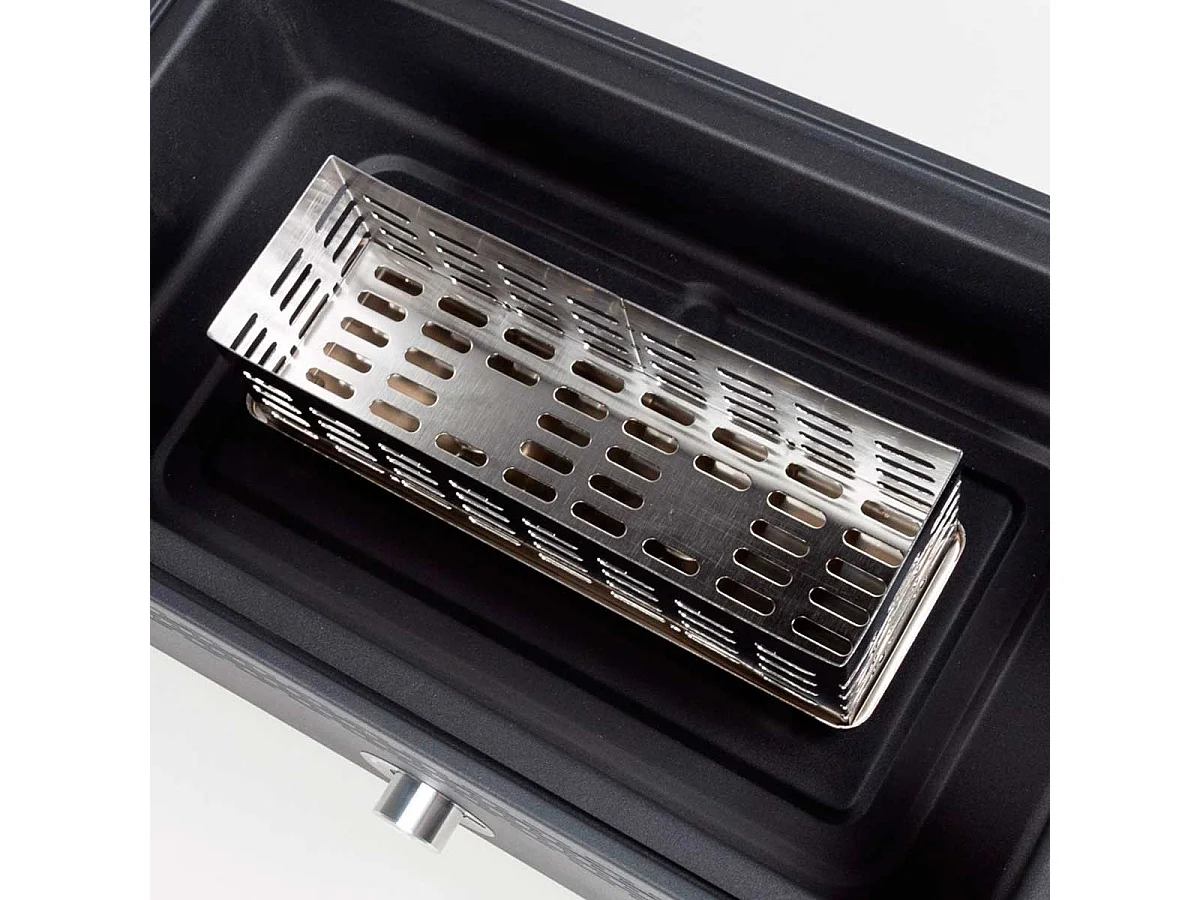 Barbacoa portátil sin humos Aktive Barbecue forma rectangular negro