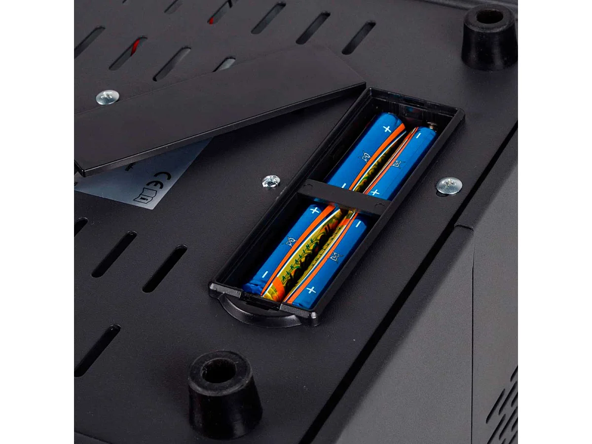 Barbacoa portátil sin humos Aktive Barbecue forma rectangular negro