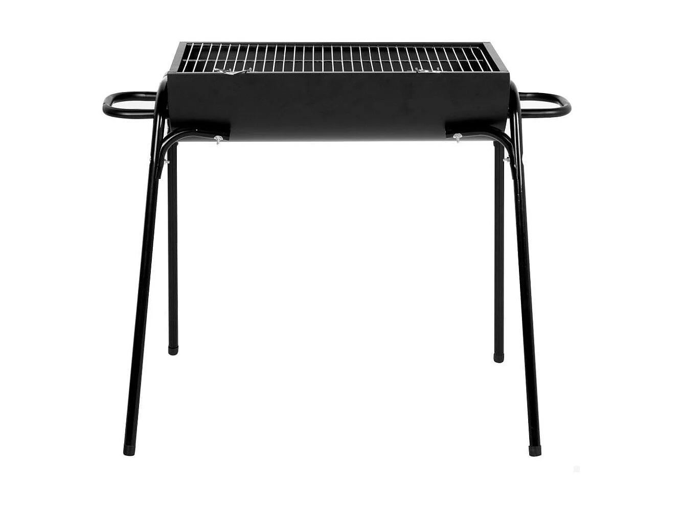 Barbacoa de carbón Aktive con asas negro 71x63x33 cm