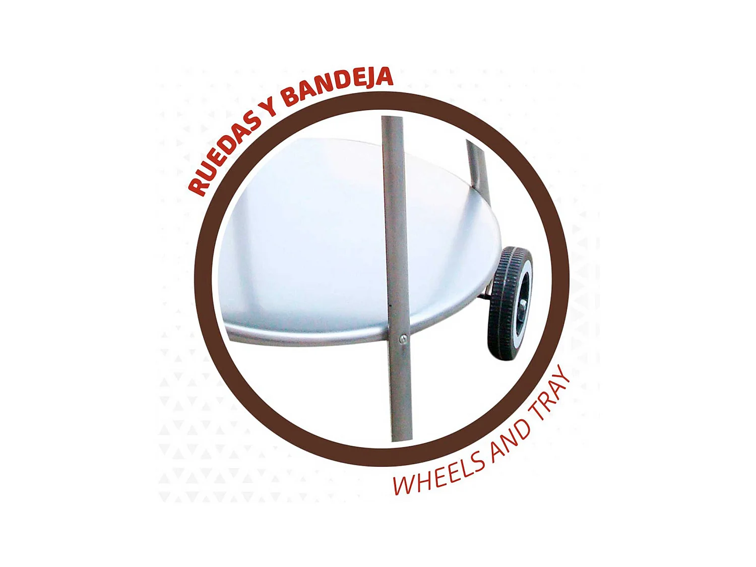 Barbacoa de carbón Aktive Barbecue 2 parrillas 4 alturas inox