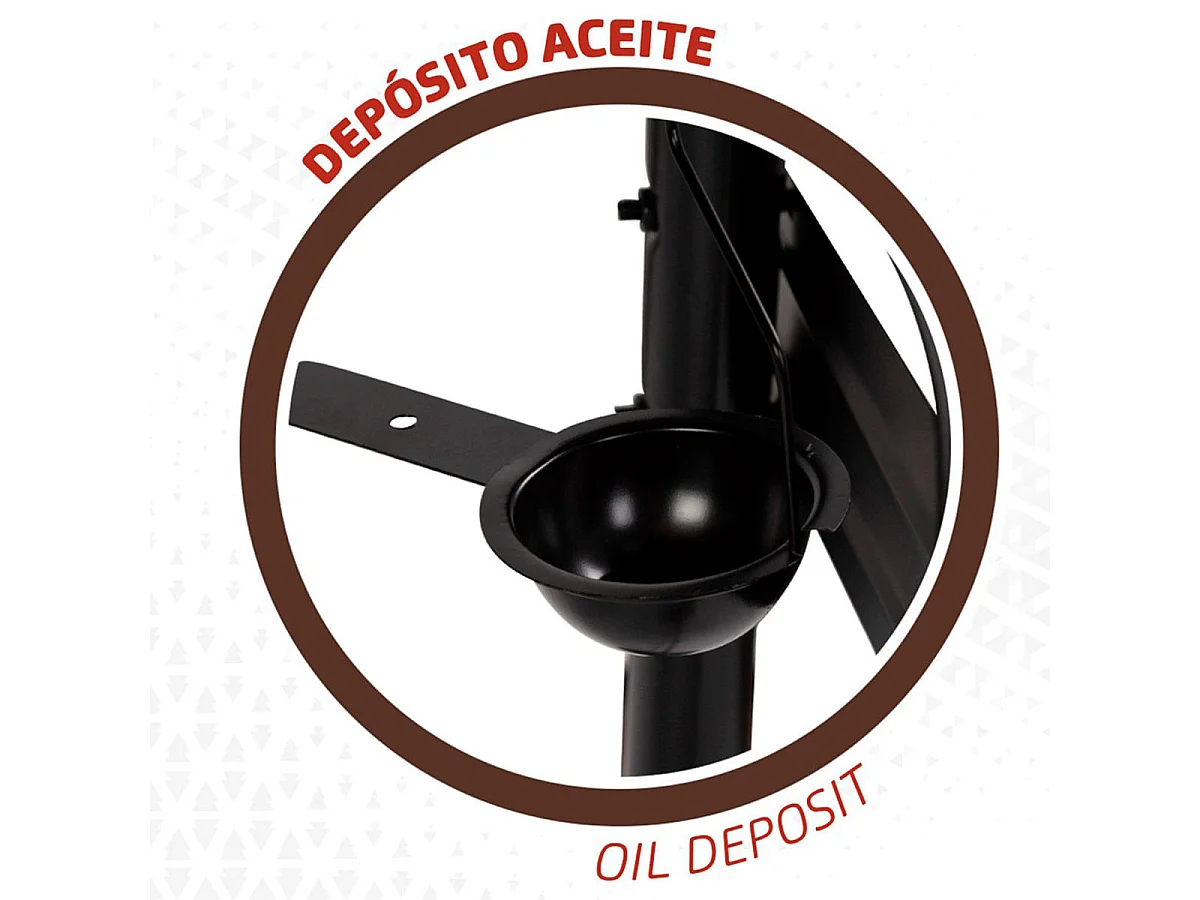 Barbacoa de carbón Aktive Barbecue con ahumador y accesorios negro