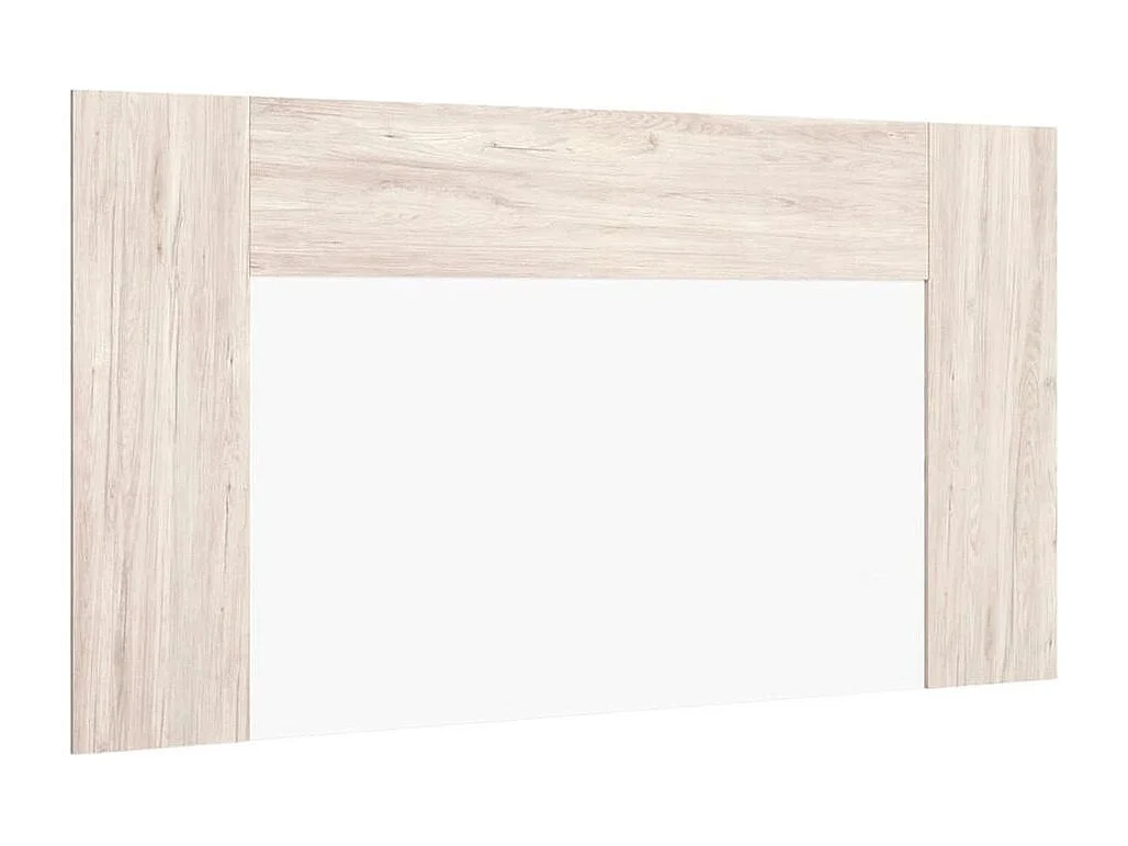 Cabecero Luce diseño mural blanco/sahara 90x162,6x3,2 cm