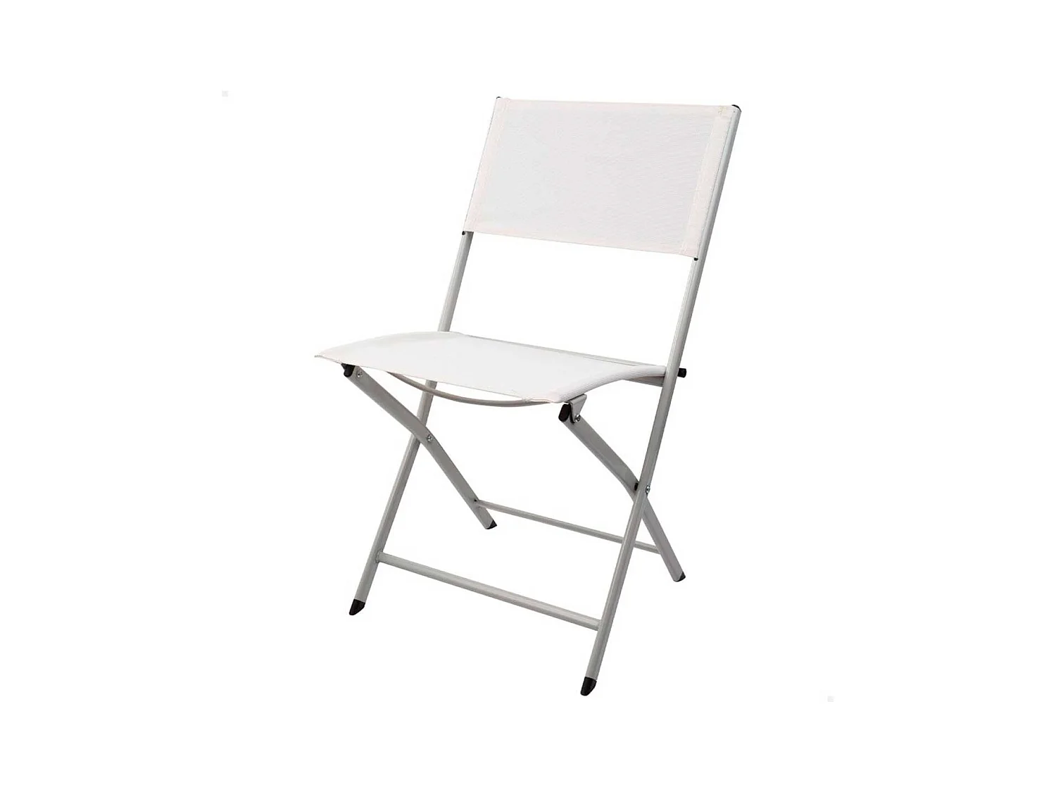 Silla de jardín Aktive Garden plegable blanco 81x46x55 cm