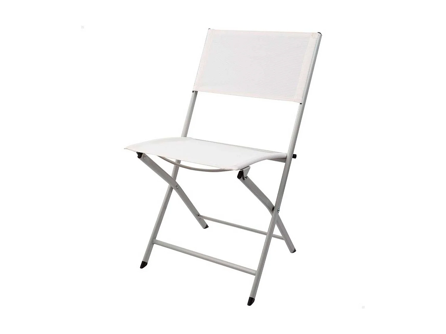 Silla de jardín Aktive Garden plegable blanco 81x46x55 cm