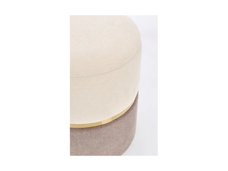 Set van 2 stoffen opbergzakken in crème en roze - RADINKA