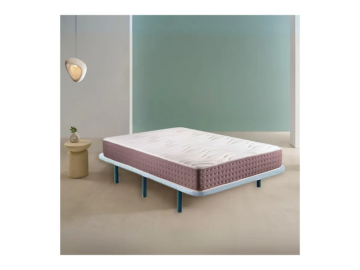 Colchón Spring Lite núcleo muelle ensacado Multipocket blanco 150x200 cm