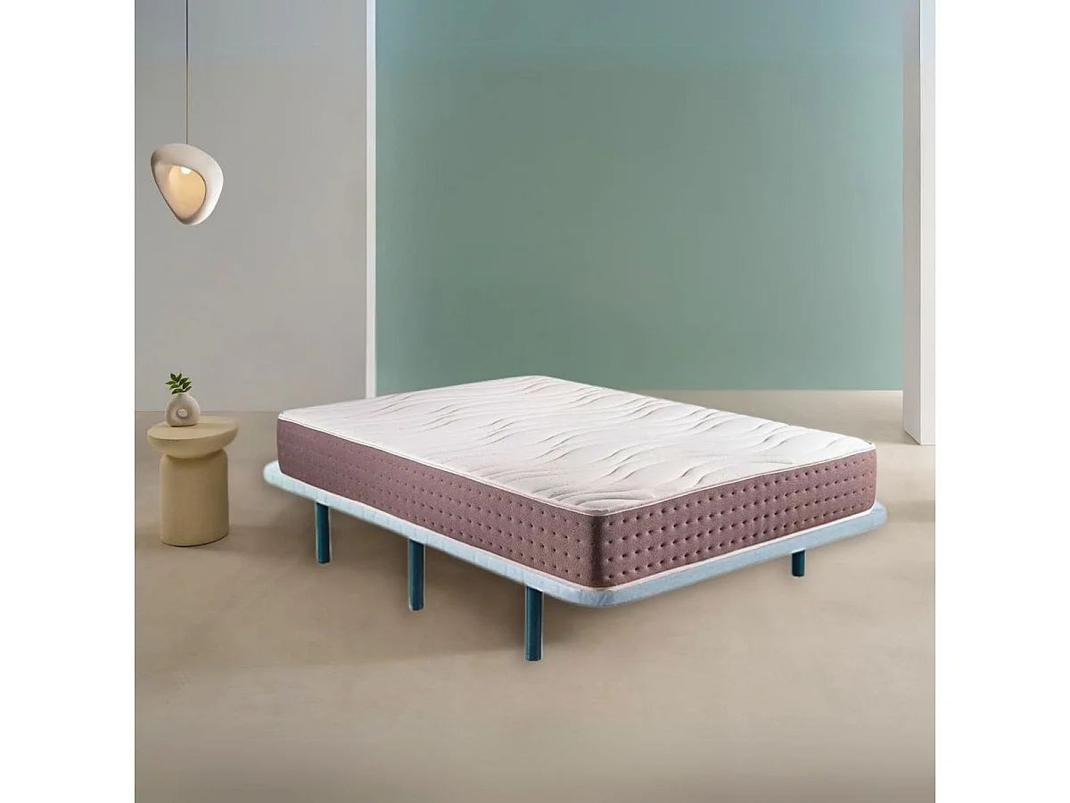 Colchón Spring Lite núcleo muelle ensacado Multipocket blanco 135x190 cm