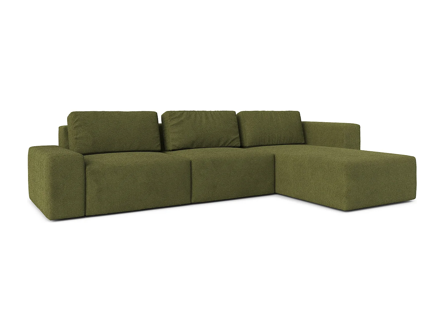 AX LIVING Couch XXL L Form Arkleton Ecksofa Grün 360cm Stil Komfort R