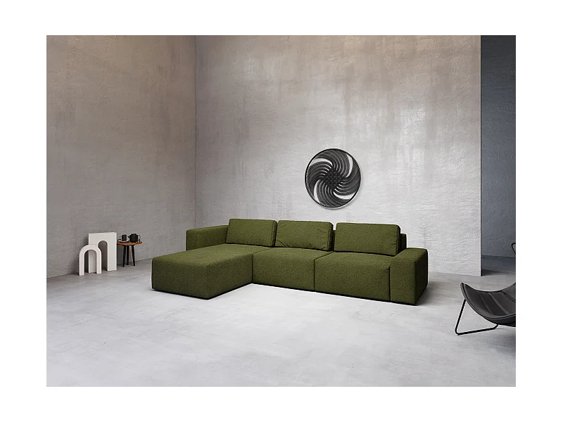 AX LIVING Couch XXL L Form Arkleton Ecksofa Grün 360cm Stil Komfort L