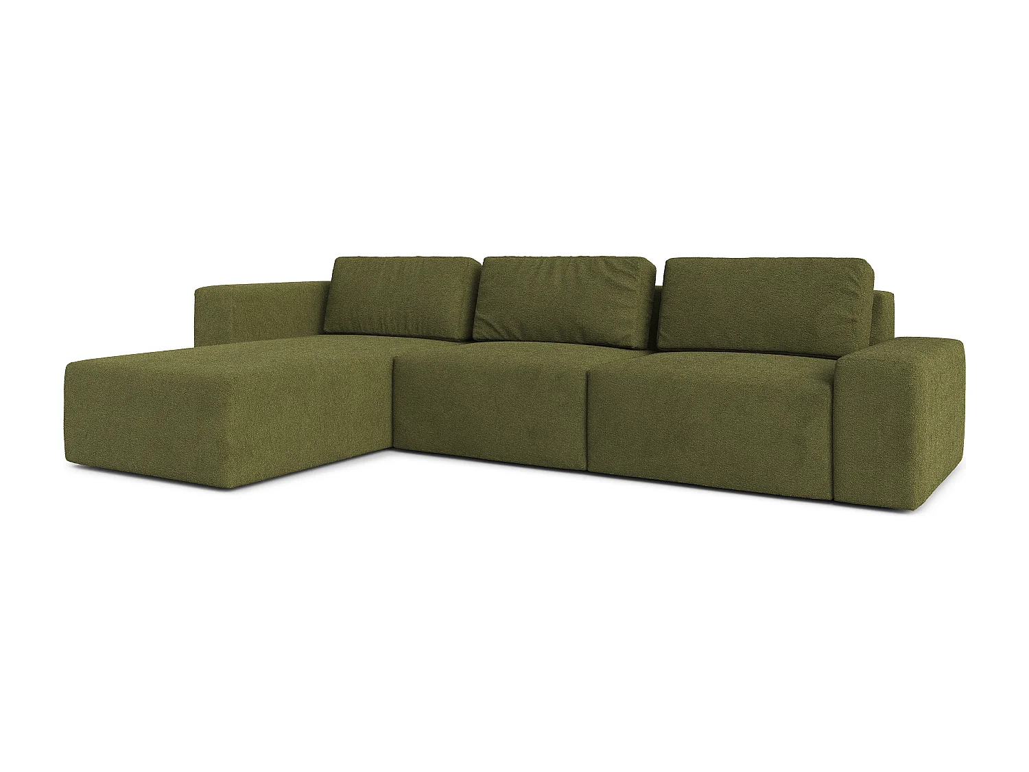 AX LIVING Couch XXL L Form Arkleton Ecksofa Grün 360cm Stil Komfort L