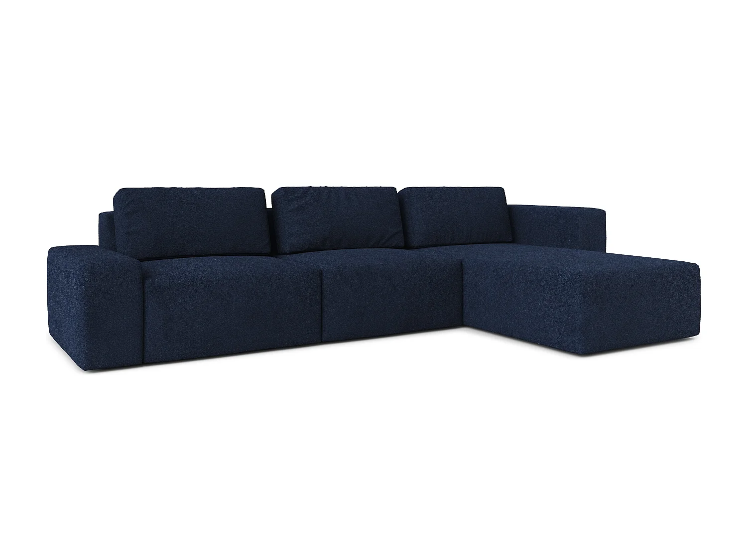 AX LIVING Couch XXL L Form Arkleton Eckcouch Blau 360 cm – Modern R