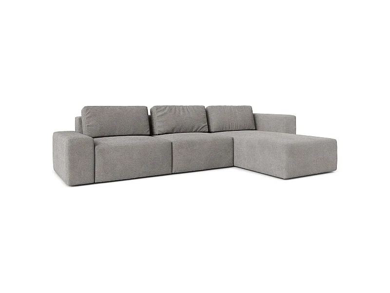 AX LIVING canapé XXL en L Arkleton gris 360 cm – style et confort D