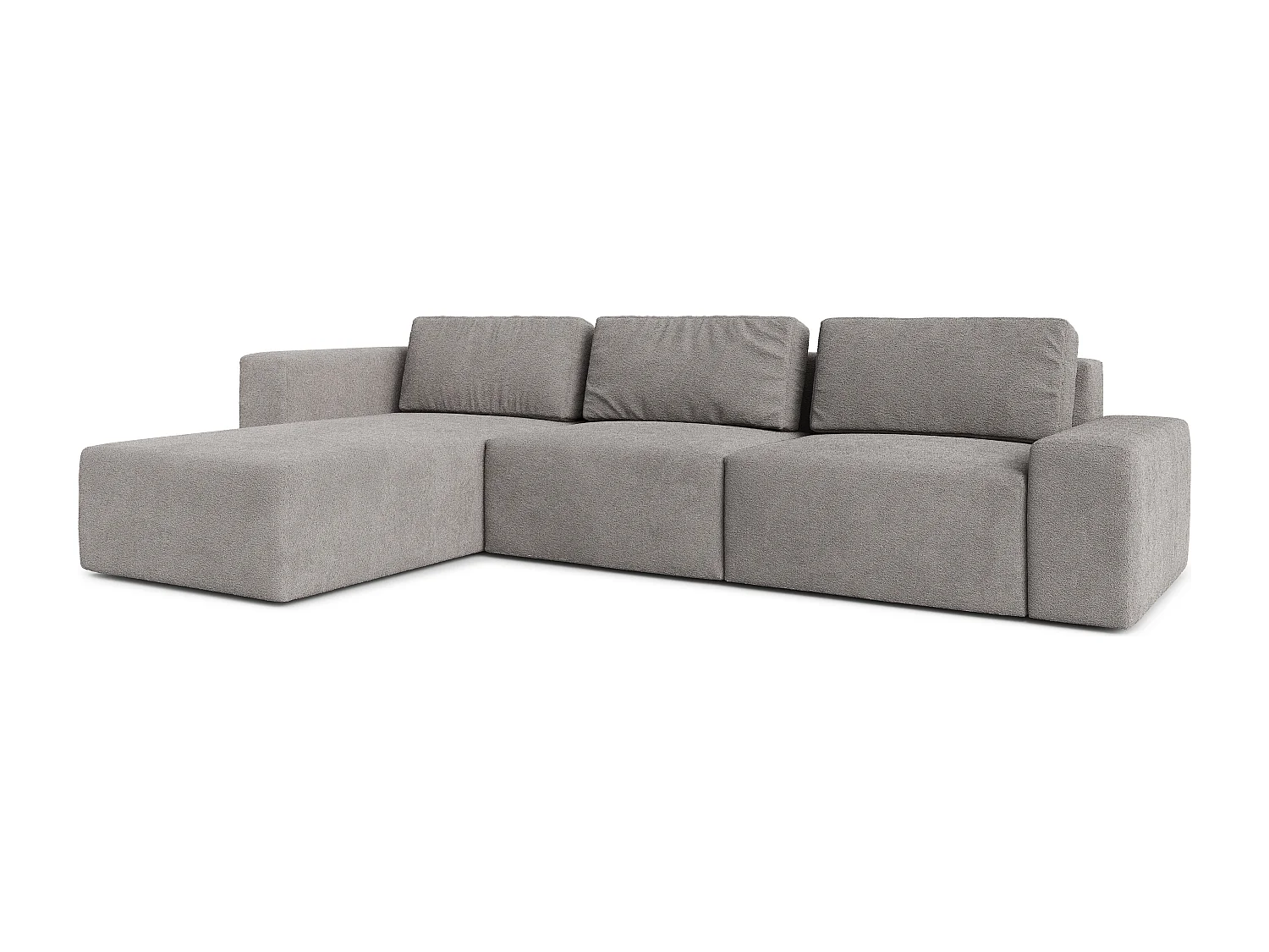 AX LIVING Couch XXL L Form Arkleton Ecksofa Grau 360cm Stil Komfort L