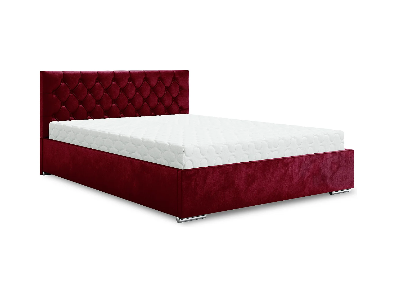 Łóżko tapicerowane DANILO Stelaż Metalowy/Materac Pocket 180x200 monolith 59