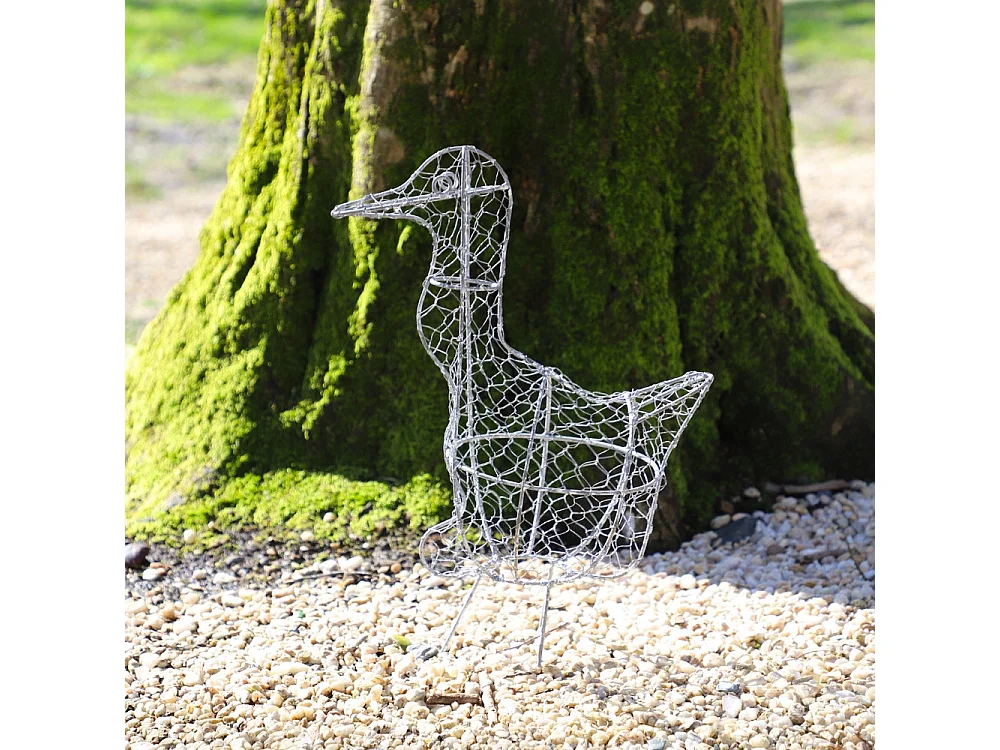 ~ Taupière en métal gris 34 x 18 x 42 cm