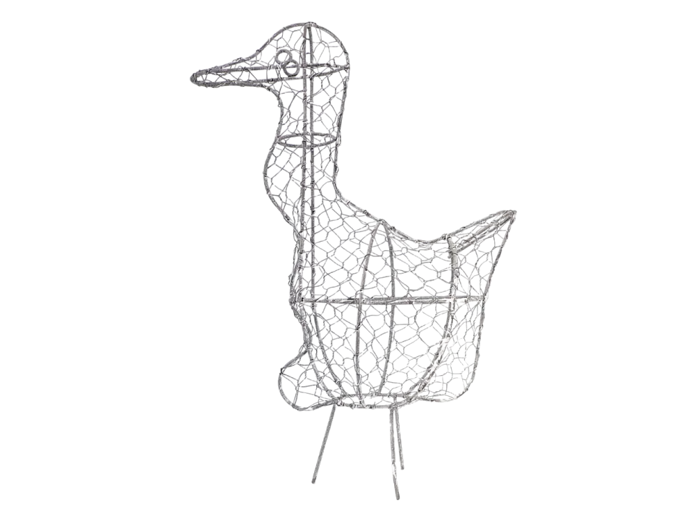 ~ Taupière en métal gris 34 x 18 x 42 cm