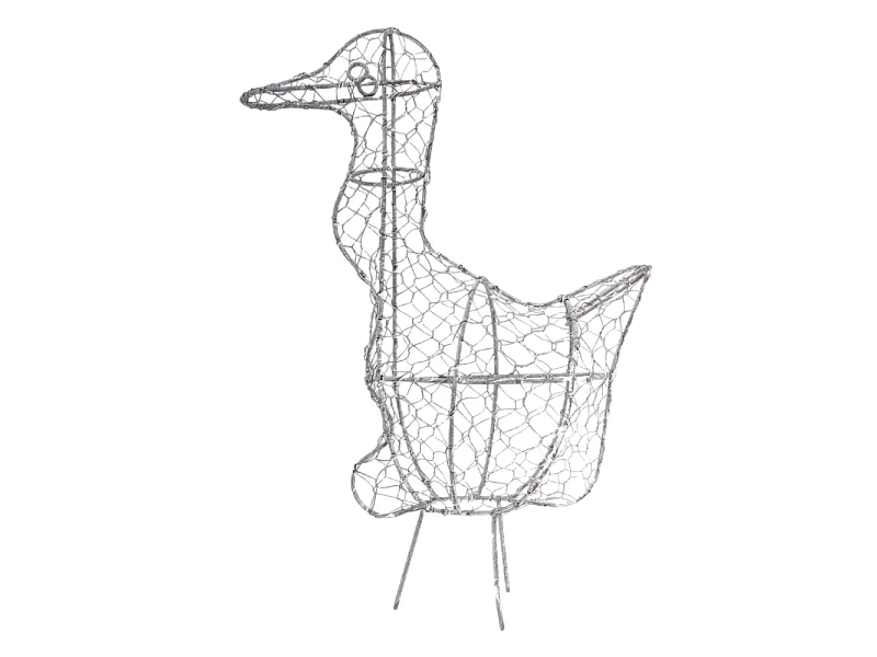 ~ Taupière en métal gris 34 x 18 x 42 cm