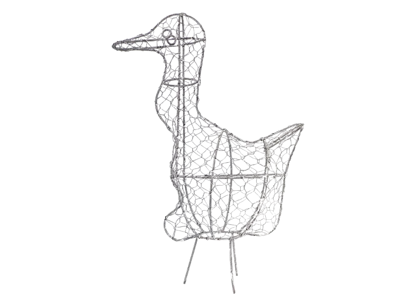 ~ Taupière en métal gris 34 x 18 x 42 cm