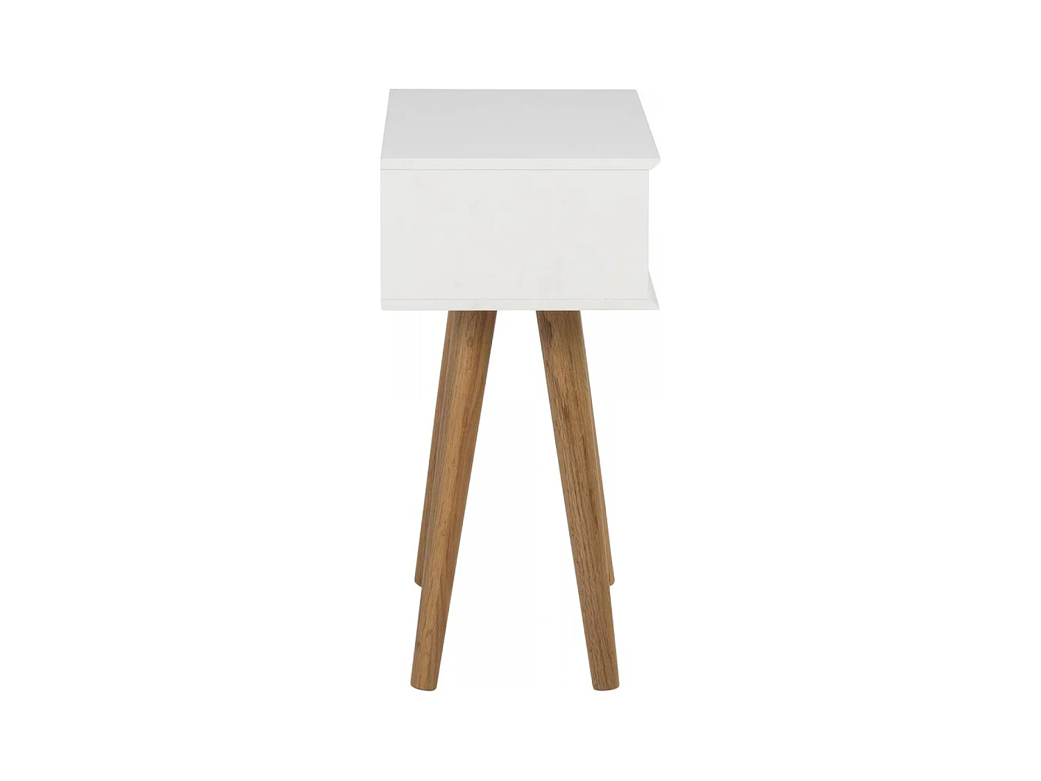 Table de chevet scandinave blanc LOKKA