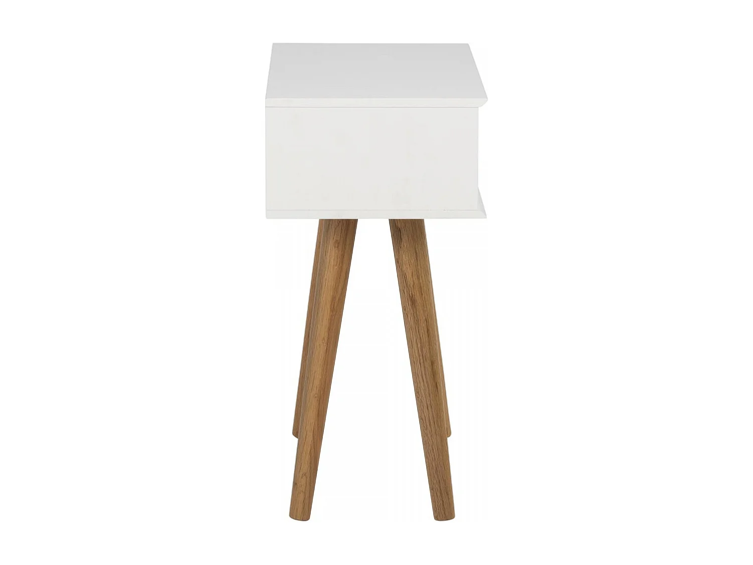 Table de chevet scandinave blanc LOKKA