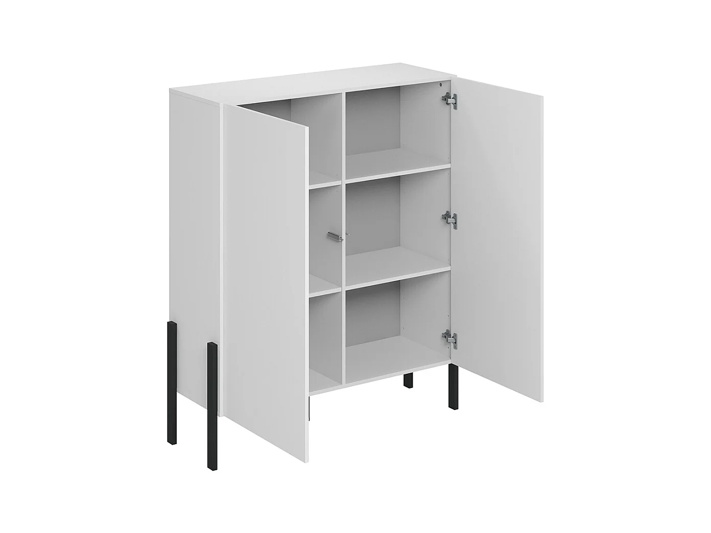 Buffet haut 2 portes Bérénice Blanc