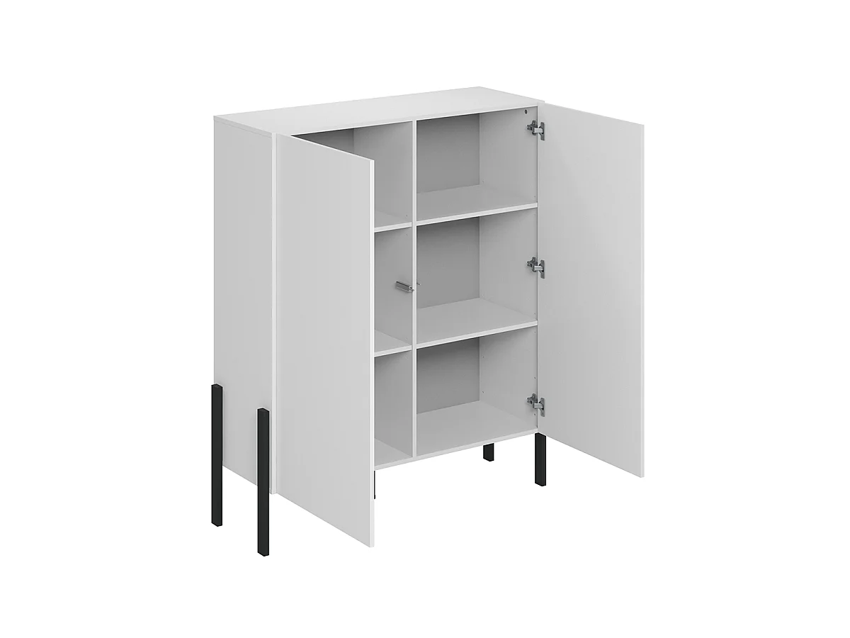 2-door tall sideboard Berenice White