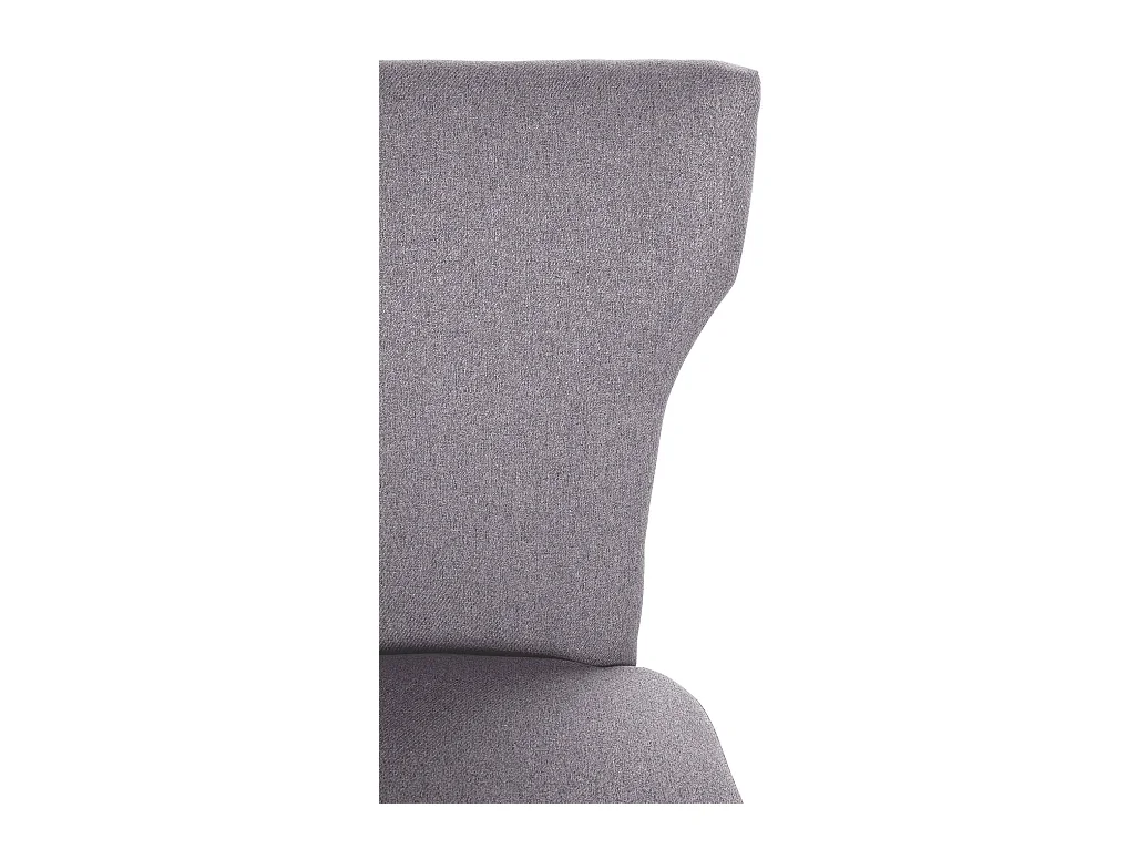 chaise salle à manger - Tissu & Antique clair - Gris - Zadar