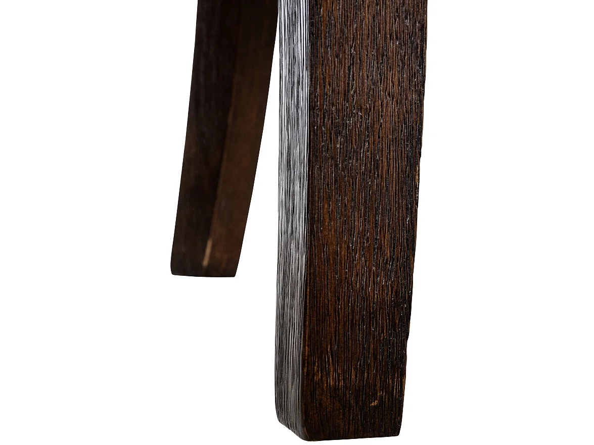 chaise salle à manger - Tissu & Antique foncé - Crème - Zadar