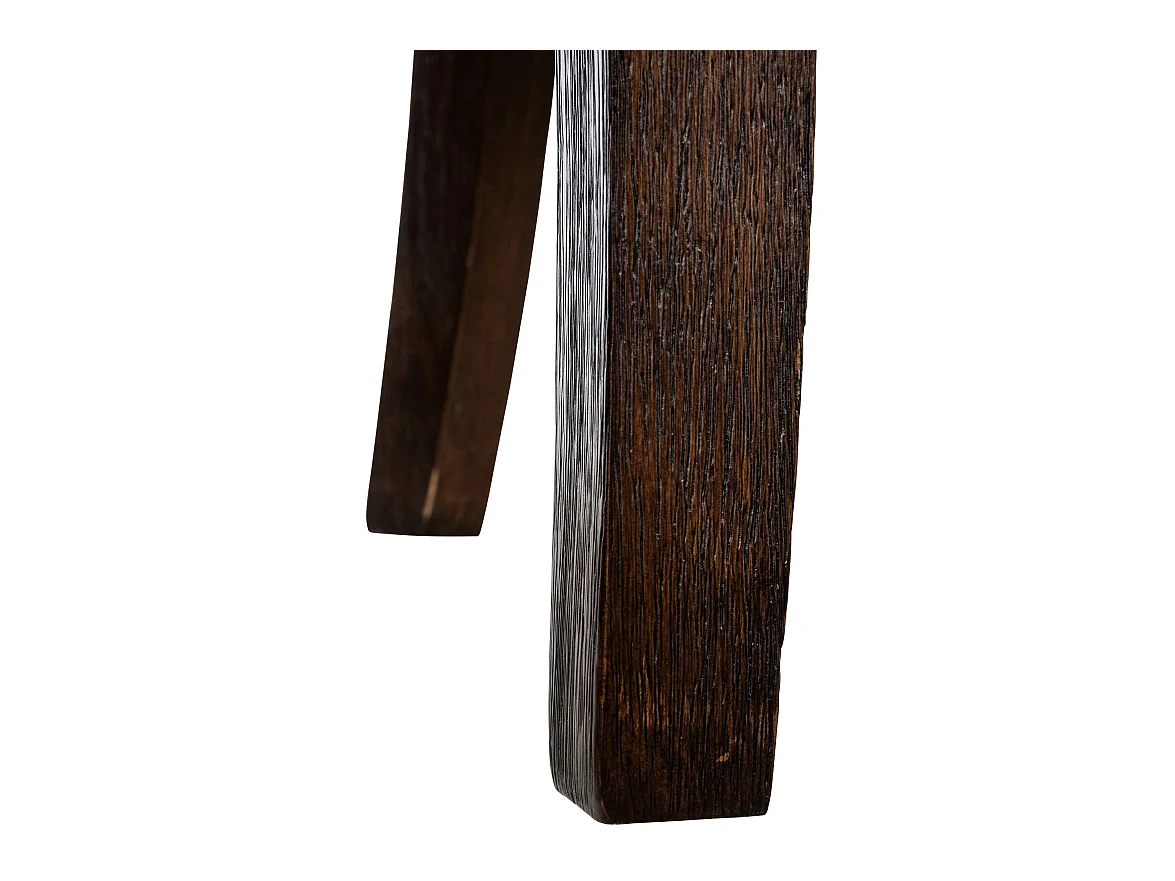 Lot de 2  chaise salle à manger - Tissu & Antique foncé - Marron - Zadar