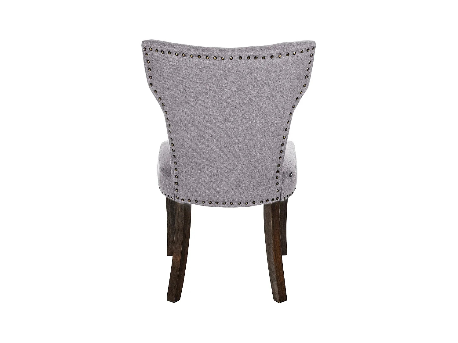 Esszimmerstuhl - Stoff & antik-dunkel - grau - Zadar