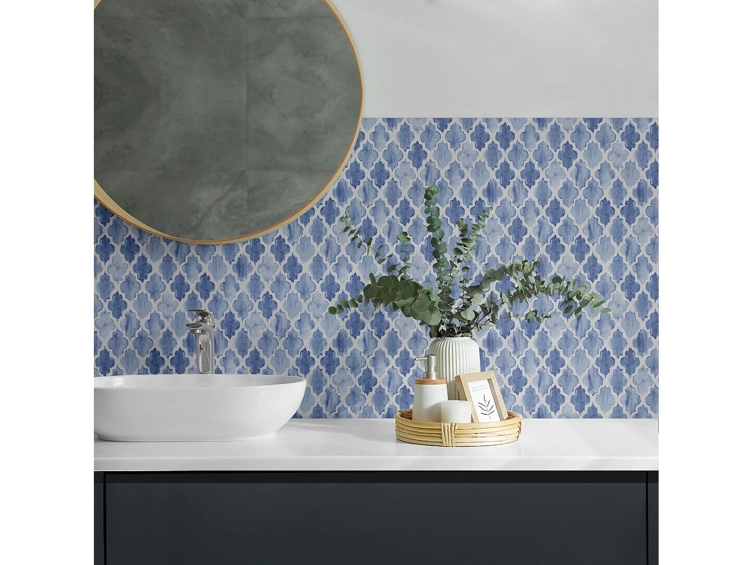 Selbstklebende Wandfliesen, Wandverkleidung innen- 9x30x30 - Rohbeton Strukturr