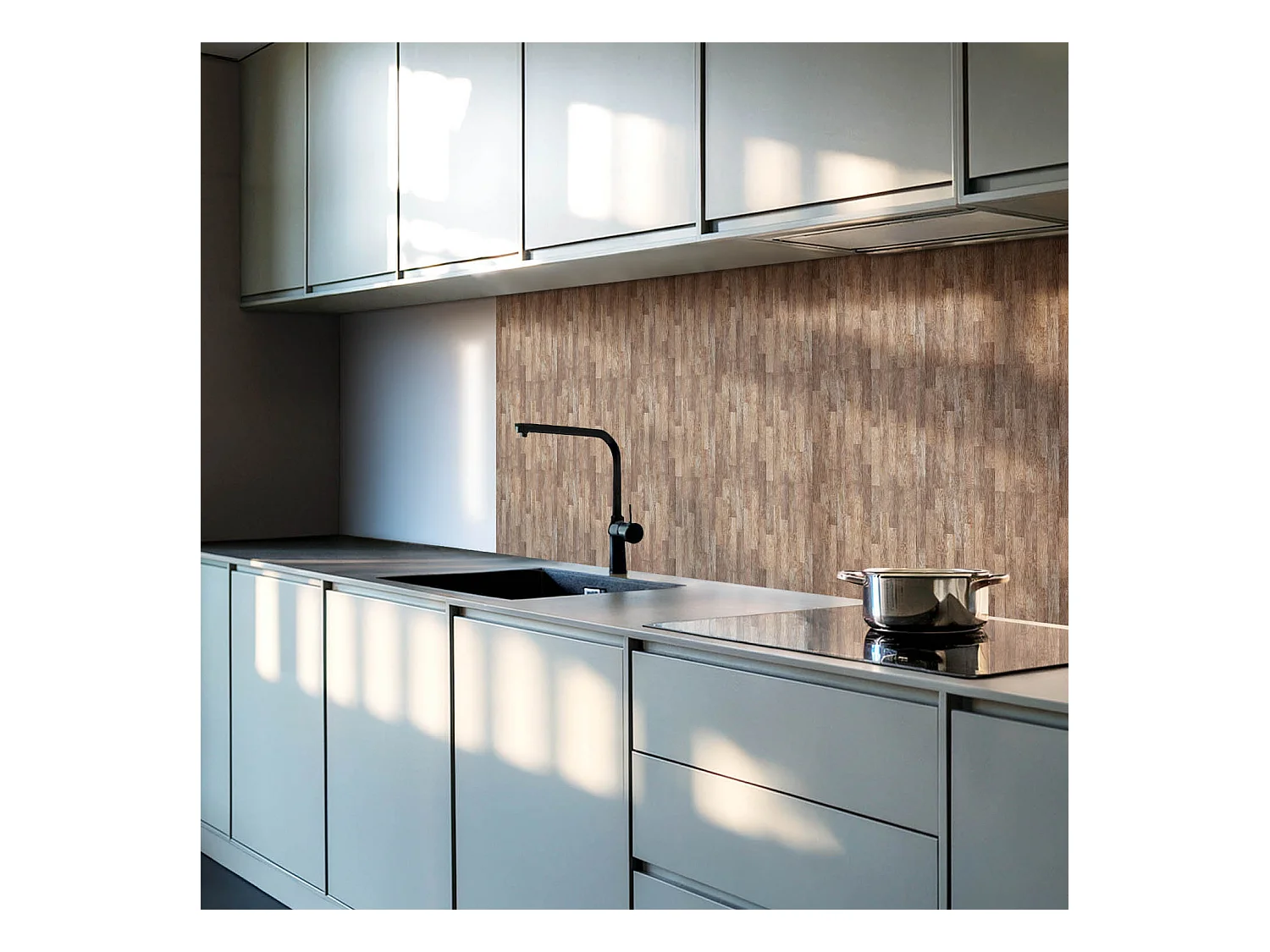 Carreaux autocollants PVC, Carrelage PVC adhésif - 20x20x20 - Modèle de plancher