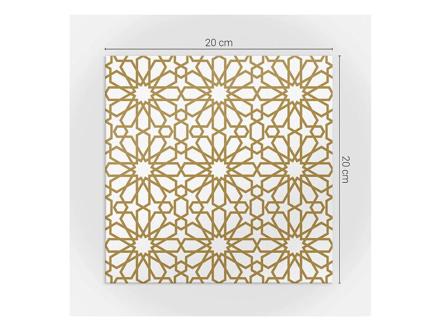 Carreaux autocollants PVC, Carrelage PVC adhésif - 20x20x20 - Motif géométrique avec étoiles