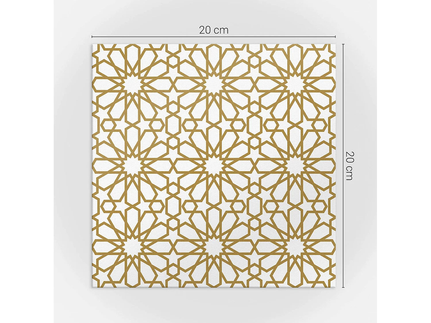 Selbstklebende Wandfliesen, Wandverkleidung innen - 20x20x20 - Geometrisches Muster mit Sternen