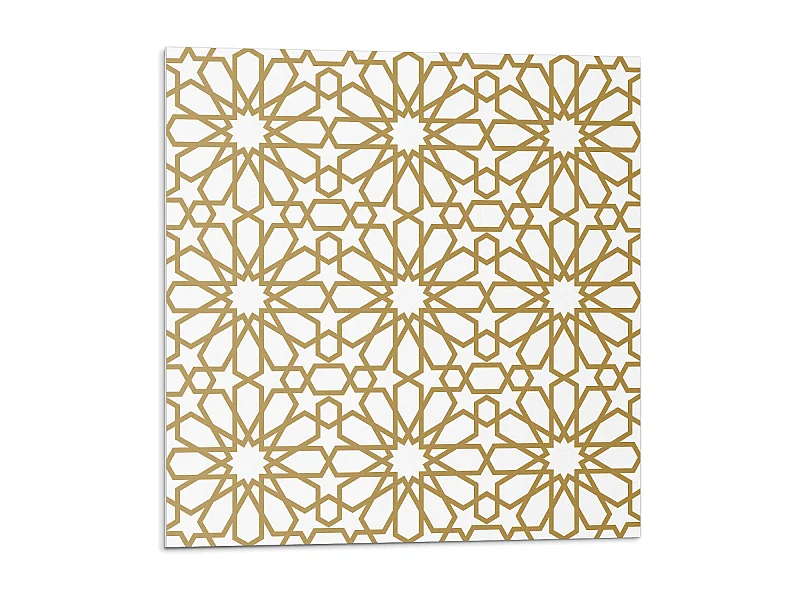 Selbstklebende Wandfliesen, Wandverkleidung innen - 20x20x20 - Geometrisches Muster mit Sternen