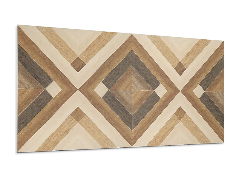 Zelfklevende wandbekleding, PVC wandpaneel, Vinyl wandbekleding - 10x40x20 cm - Geometrisch geruit patroon