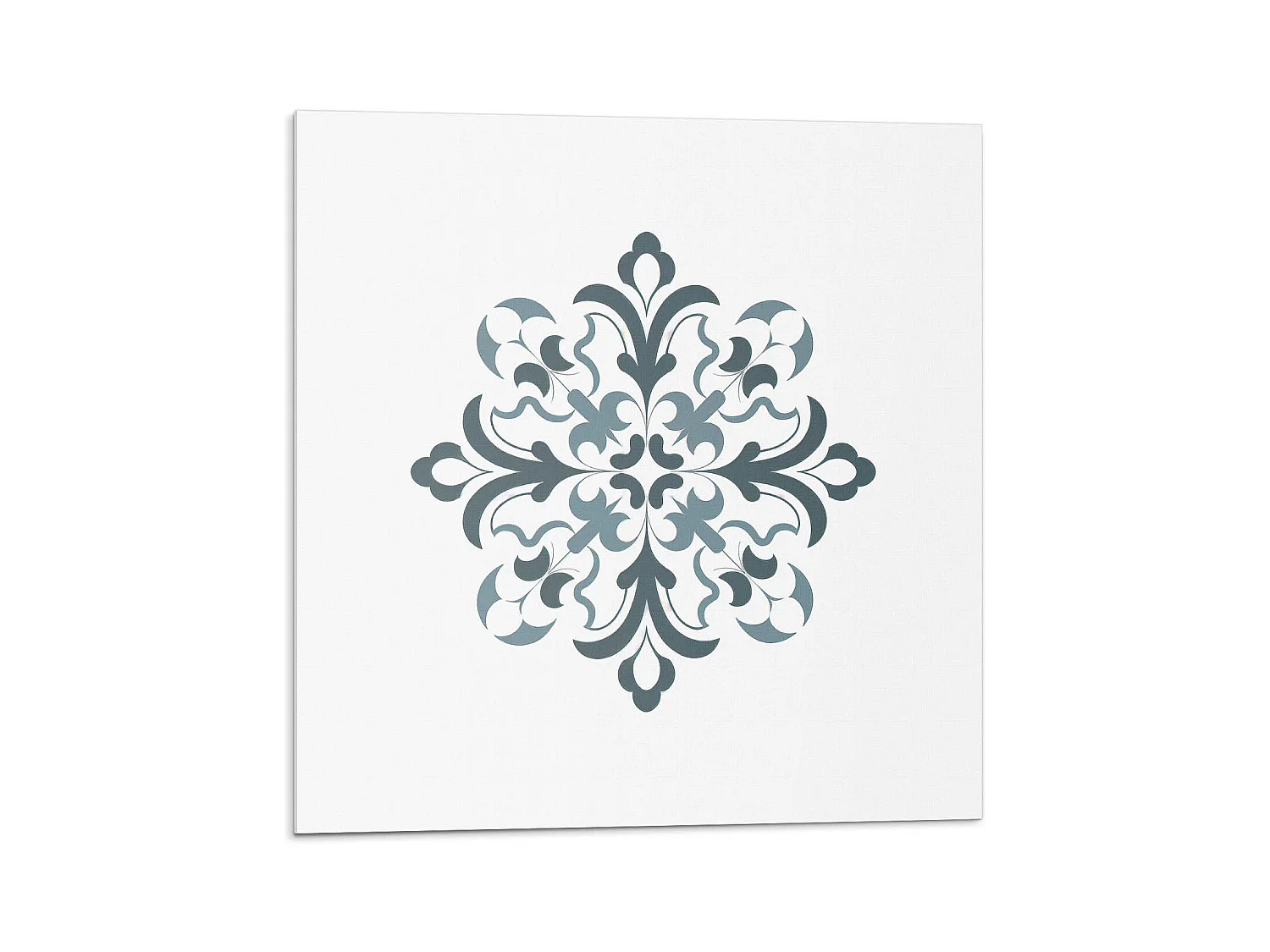 Selbstklebende Wandfliesen, Wandverkleidung innen - 20x20x20 - Blumenmuster in Symmetrie