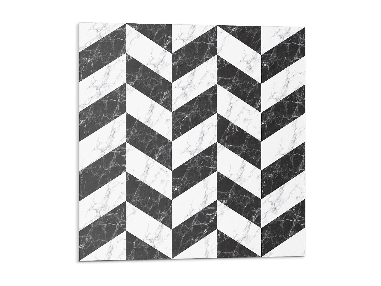 Selbstklebende Wandfliesen, Wandverkleidung innen - 20x20x20 - Marmor-Fischgrätenmuster