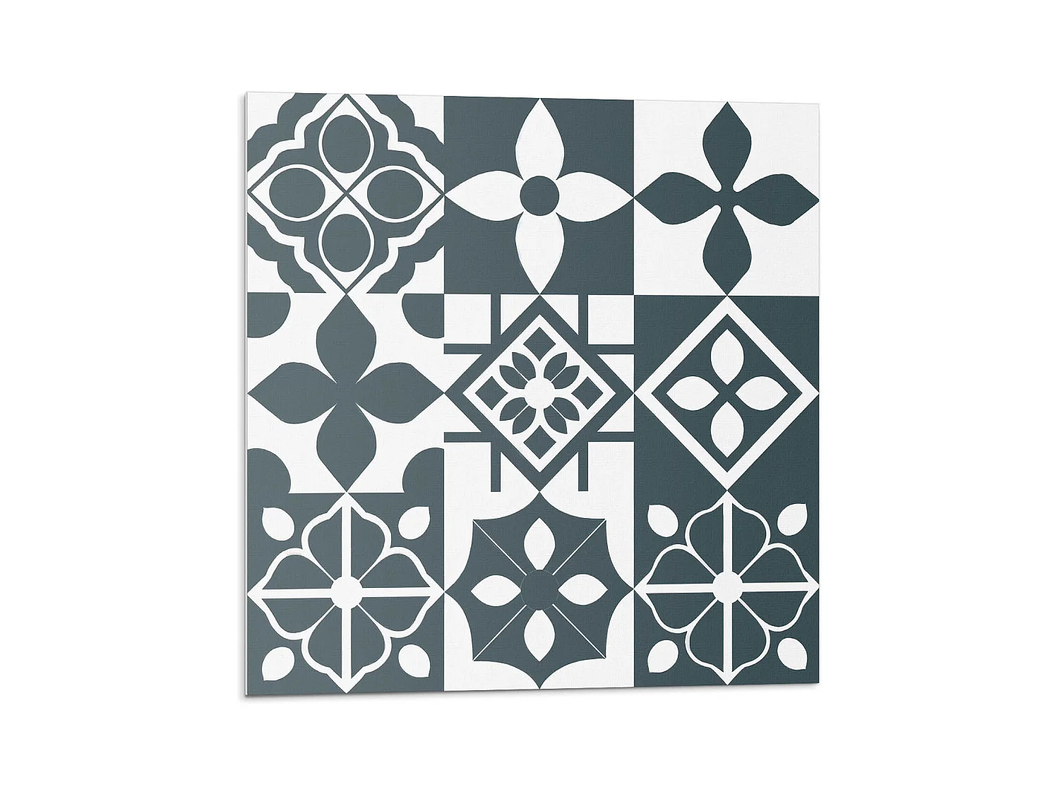 Carreaux autocollants PVC, Carrelage PVC adhésif - 20x20x20 - Motifs géométriques dans les carreaux