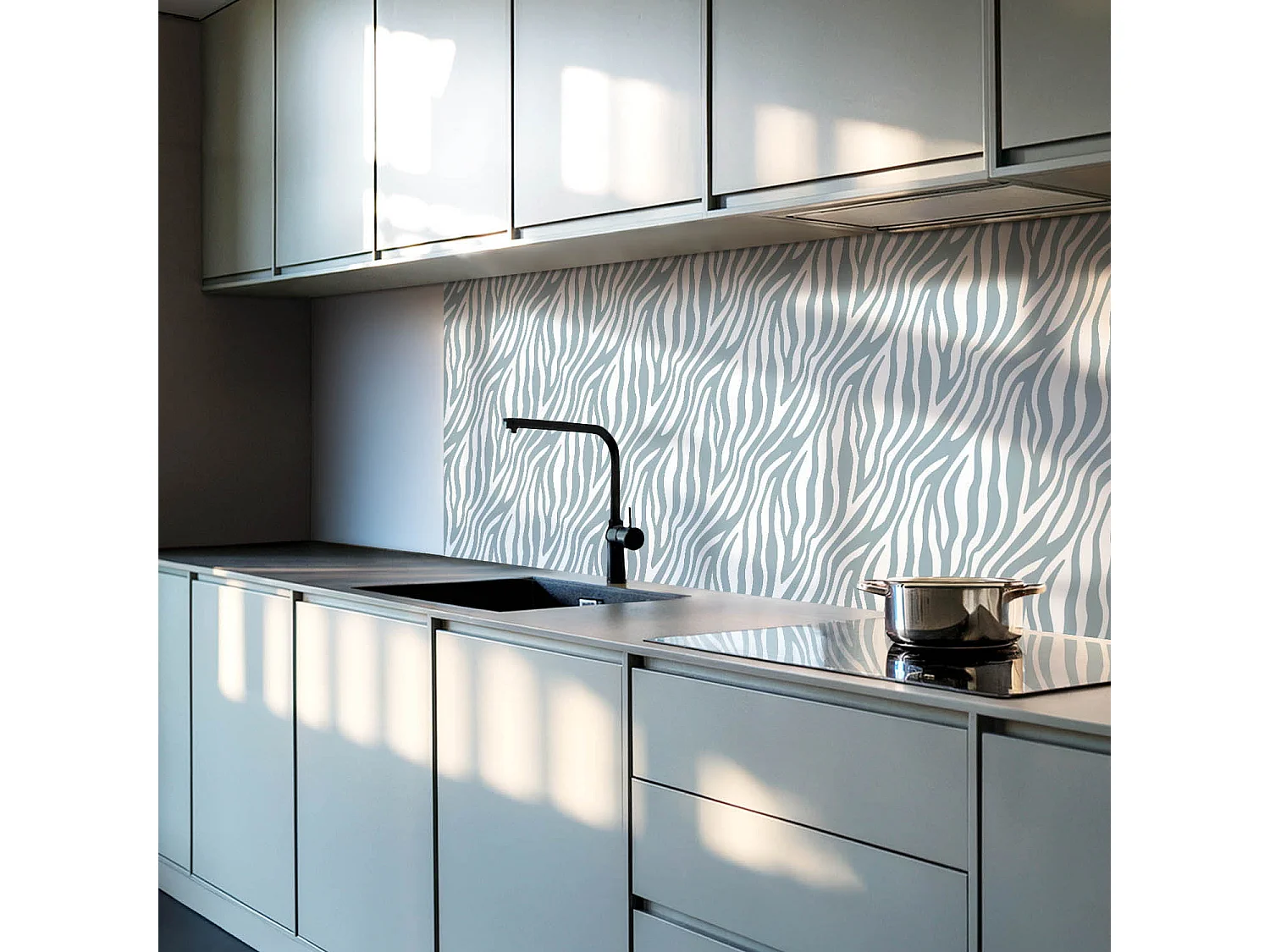 Selbstklebende Wandfliesen, Wandverkleidung innen- 9x30x30 - Rohbeton Strukturr